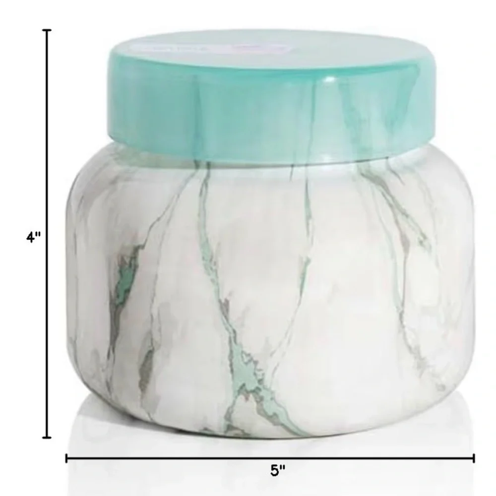 Capri Blue Candle - Modern Marble Jar Candles - Coconut Santal Scented (19 oz) - Picture 4 of 5